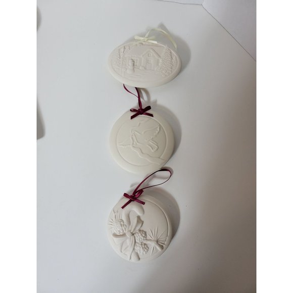 Vintage Creative Clay Hand Crafted Lot of 14 Christmas Ornaments - Picture 6 of 8